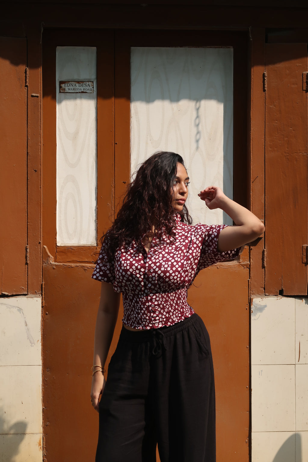 Dotted batik shirt