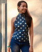 Midnight Star Mulmul High Neck Top